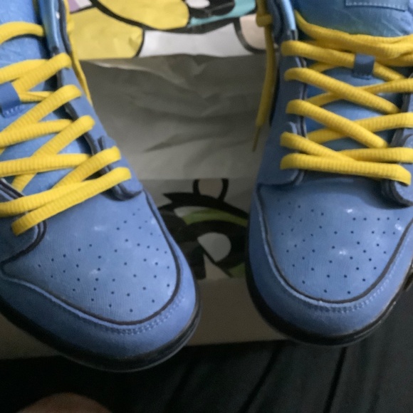 Nike SB Dunk Powerpuff Girls “Bubbles”inspired sneakers Men’s 9.5 worn once. - Picture 2 of 10